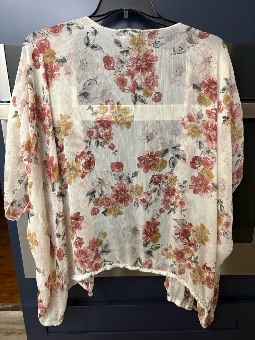 Mason + Mackenzie Floral Kimono Cardigan Boho Lightweight Cover Up